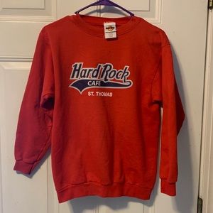 Vintage Hard Rock Cafe pull over crew neck sweater